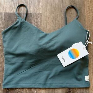 Vuori Halo Cami Agate Green Sz Small VW1375 NWT